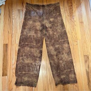 Sheer Snakeskin Vintage Pants